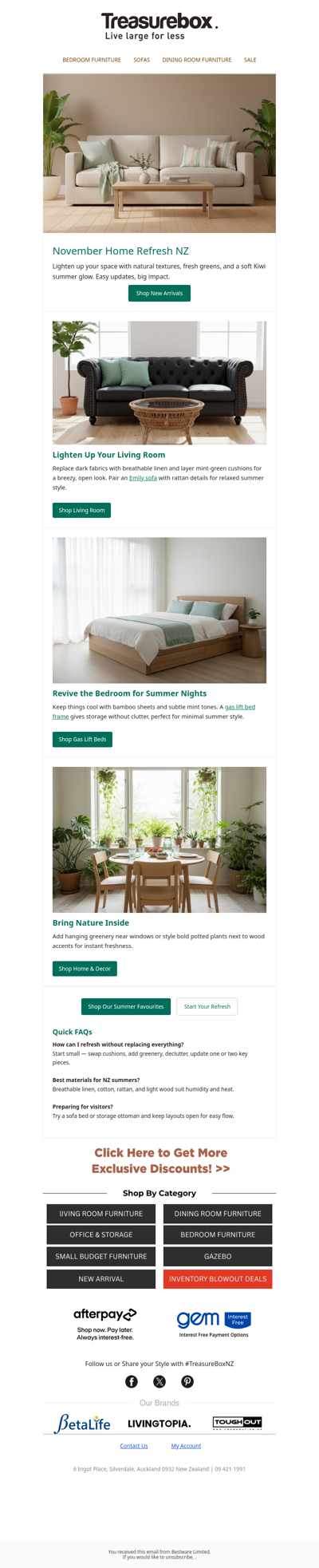 November Home Refresh: Simple Ways to Prepare for Summer ☀️