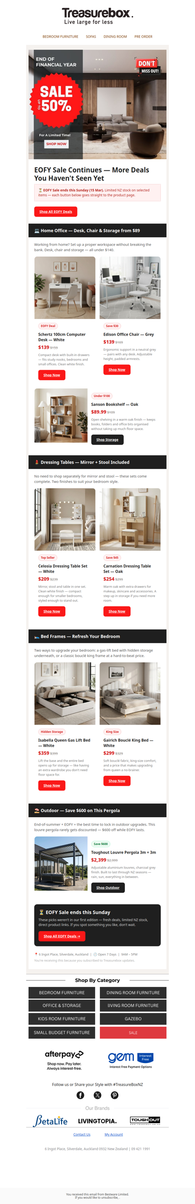 EOFY Sale Ends Sunday 🔥