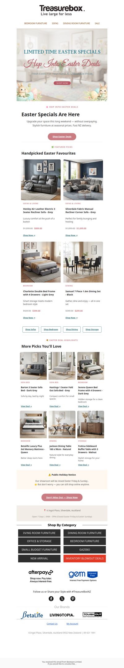 🌸 Don’t Miss These Easter Deals (Ending Soon)