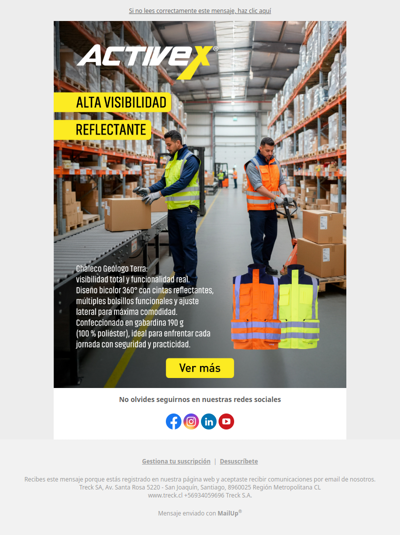 , visibilidad total y funcionalidad real con los chalecos Terra