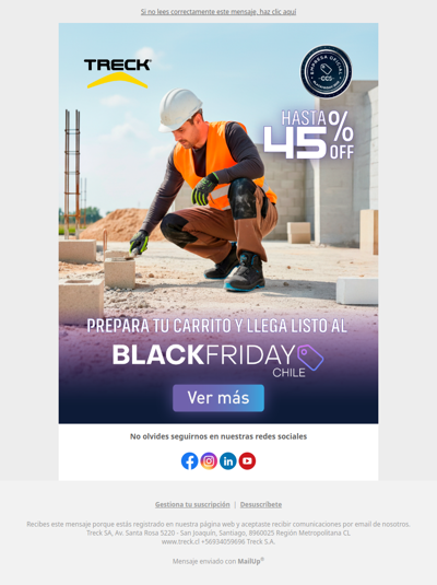 , prepárate para el Black Friday: hasta 45% OFF en Treck