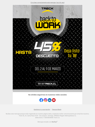 , este 2 de marzo empieza el Back to Work sale con hasta 45% OFF