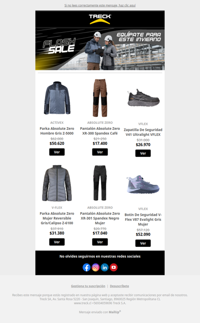 Flash Sale: Equípate para este invierno