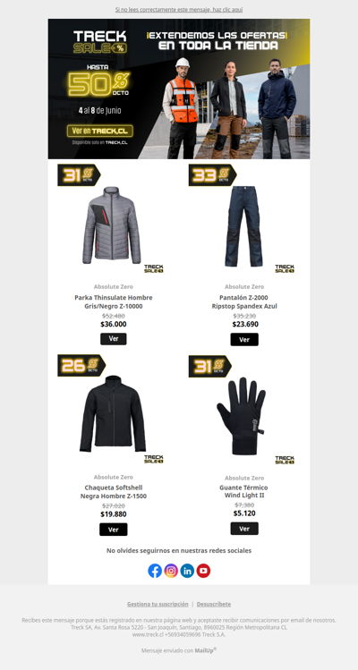 , ¡Las ofertas continúan en TRECK!