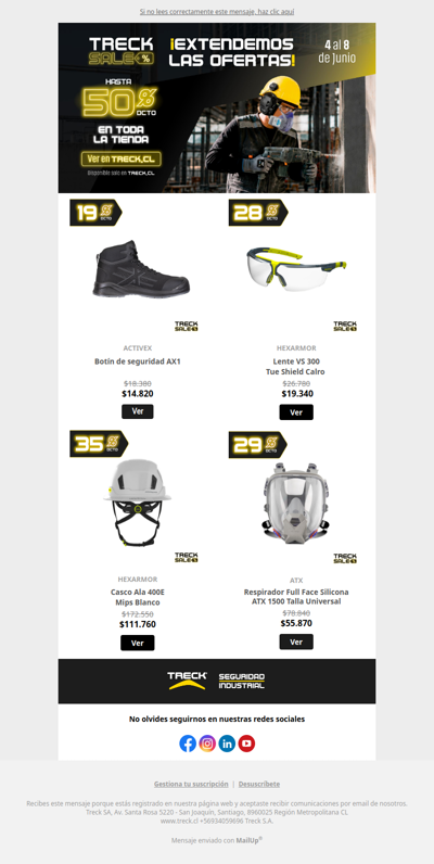 Aprovecha el TRECK SALE🔥