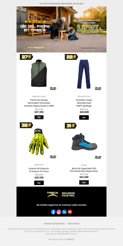 Equipa a papá con hasta 40% de descuento🛠️