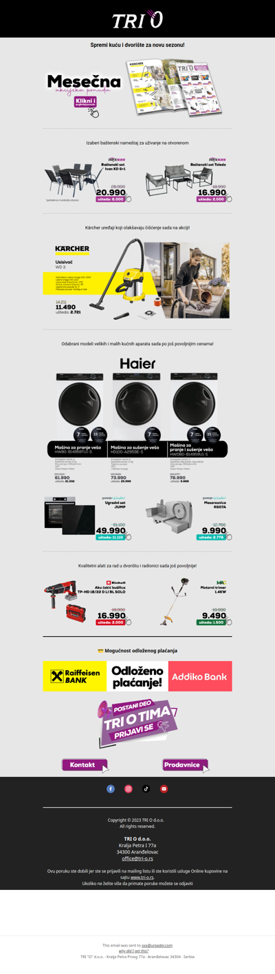 Nova sezona počinje uz velike akcije!