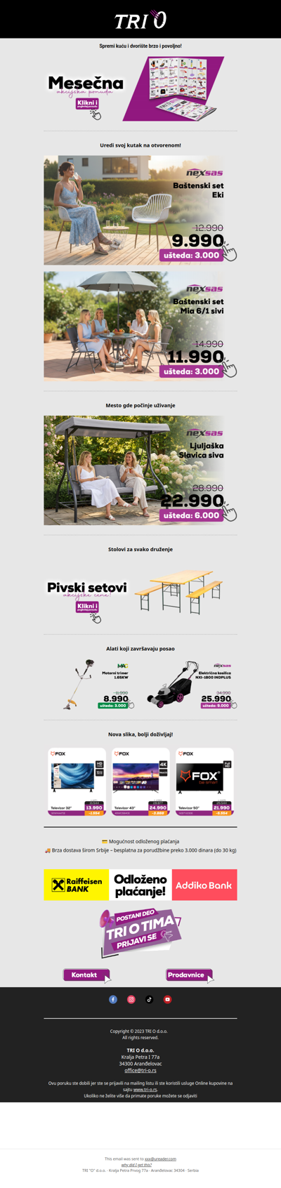 Akcije za kuću i dvorište koje se ne propuštaju!