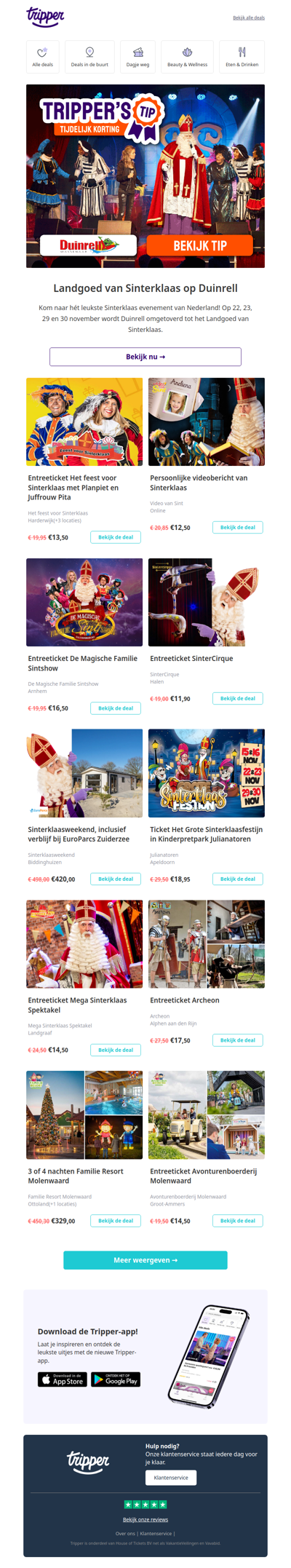 Hij komt, hij komt.. Ontdek de leukste Sinterklaasdeals!