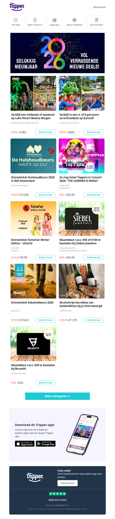🎆 Gelukkig nieuwjaar! Een nieuw jaar vol verrassend mooie deals