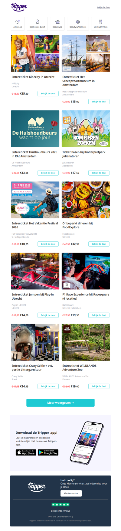 Dit weekend iets leuks doen? Check Tripper! 💜