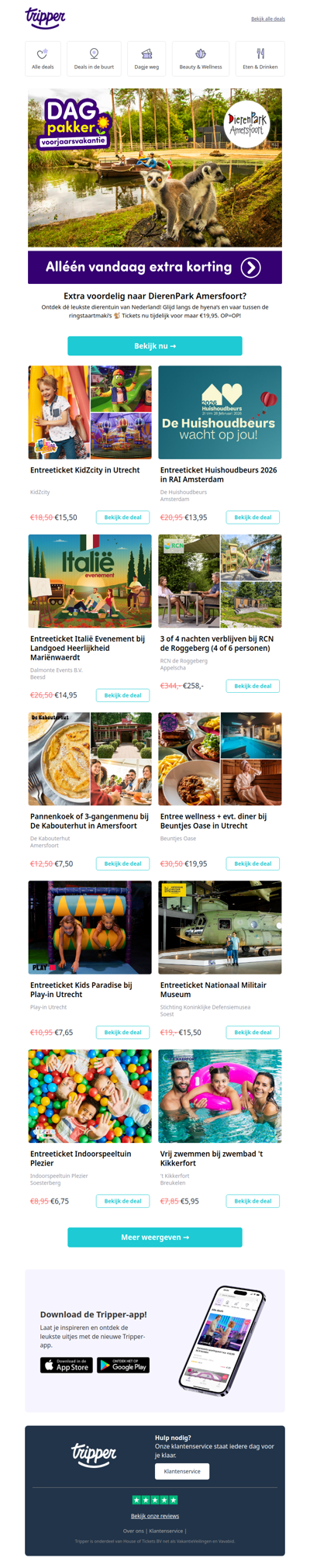 DierenPark Amersfoort tijdelijk goedkoper 🐯