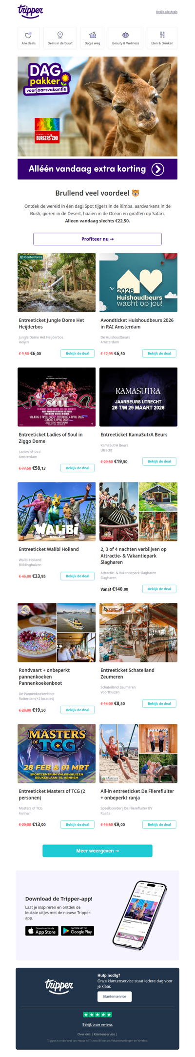 Extra voordelig naar Burgers’ Zoo 🐾