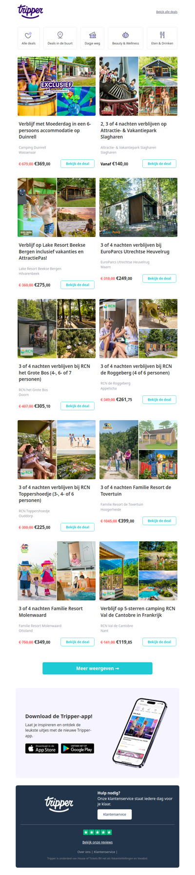 Pak je voordeel op de mooiste vakantieparken!🏡