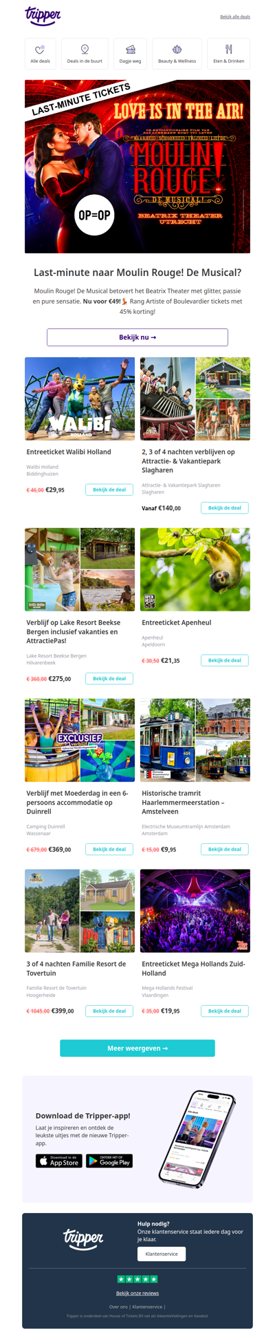 Tijdelijk verkrijgbaar: Moulin Rouge! De Musical ❤️