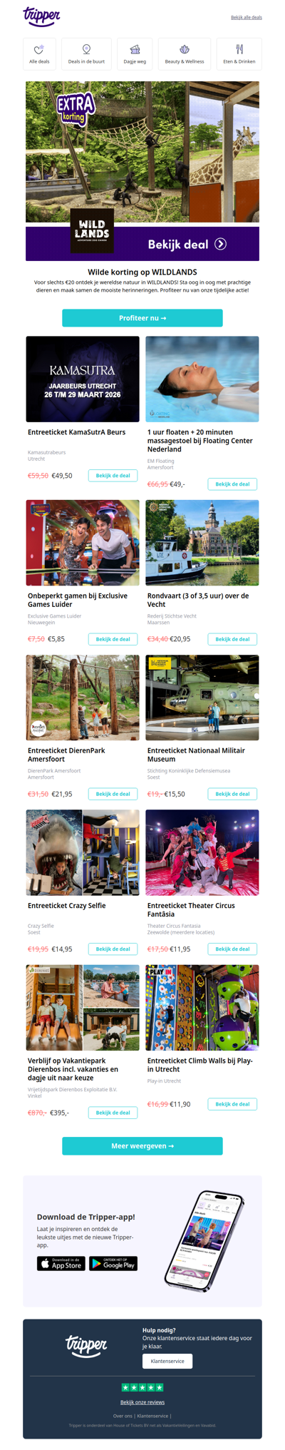 Alleen vandaag verkrijgbaar: WILDLANDS 🐯