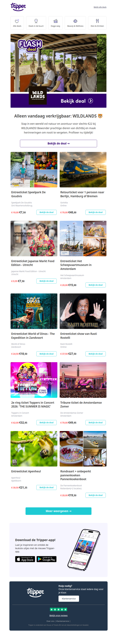 🎟️ Ontdek WILDLANDS voor maar €22!