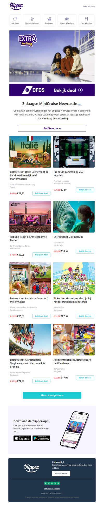 Dagpakker: 3-daagse MiniCruise Newcastle met DFDS🛥️