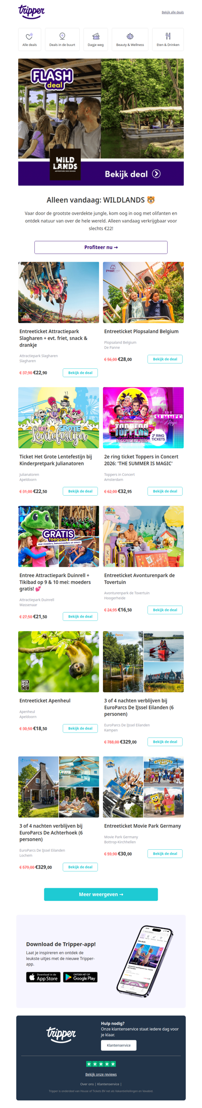 Alleen vandaag: WILDLANDS Adventure Zoo 🐯