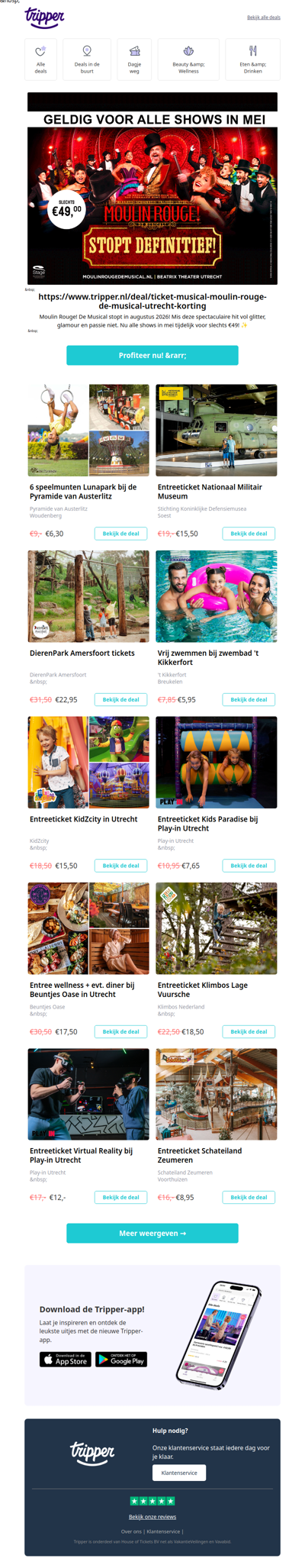 Tijdelijk verkrijgbaar: Moulin Rouge! De Musical ❤️