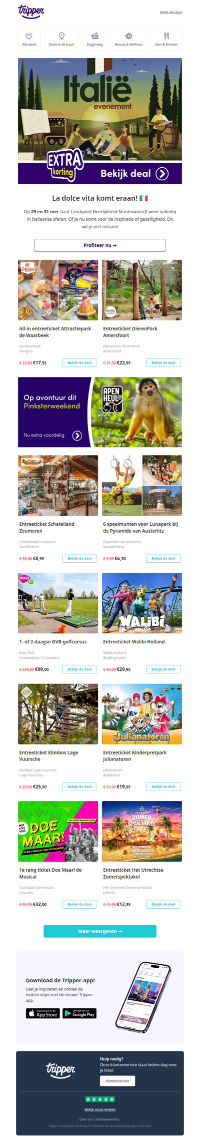 Dagpakker-deal: Italië Evenement 🇮🇹