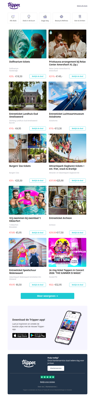 Stralend weer? Tripper heeft de leukste uitjes☀️