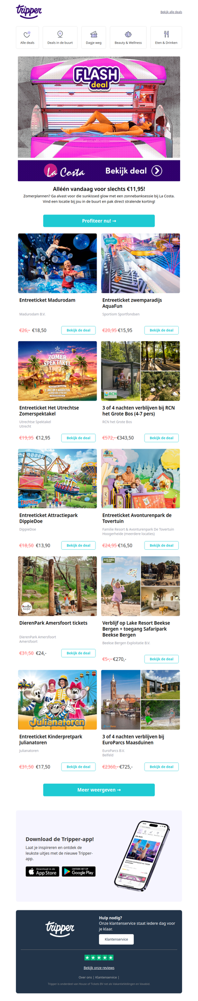 Flashdeal! Zonnebanksessie bij La Costa🌞