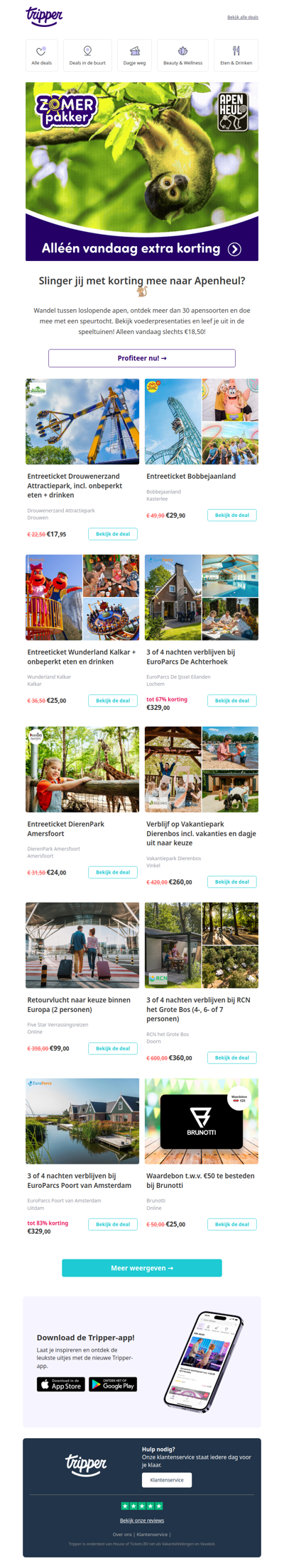 Apenheul vandaag extra voordelig! 🐒