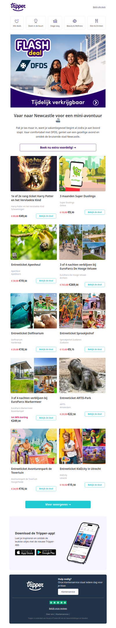 Flashdeal: 3-daagse MiniCruise Newcastle 🚢