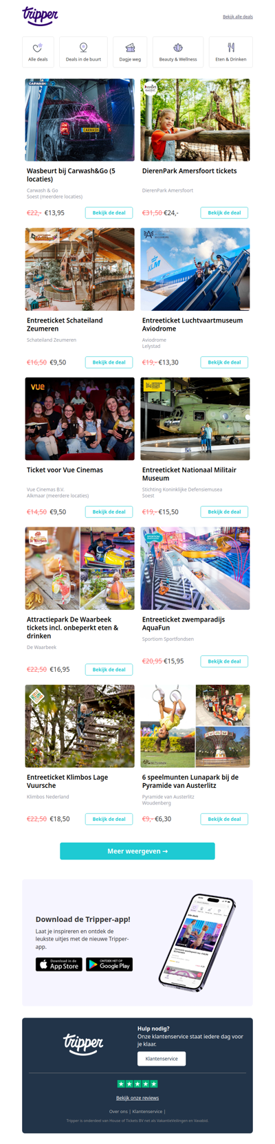 Weekendplannen? Wij hebben de deals!