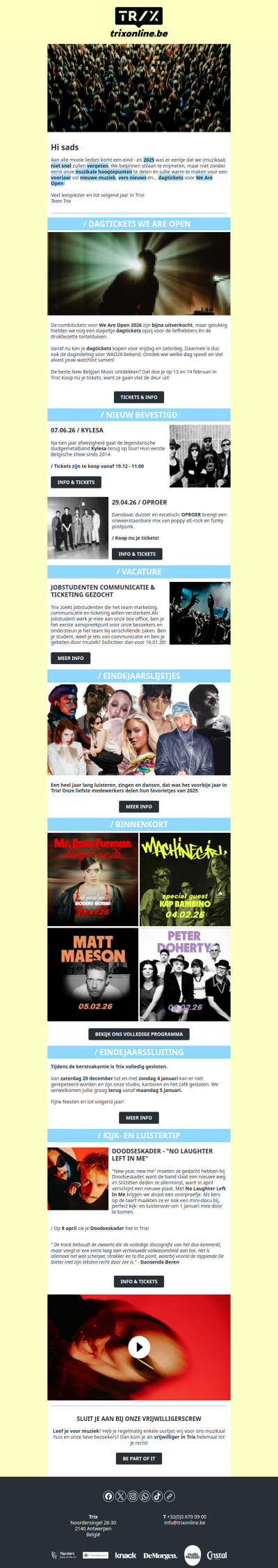 Fijne eindejaarsfeesten en tot volgend jaar!