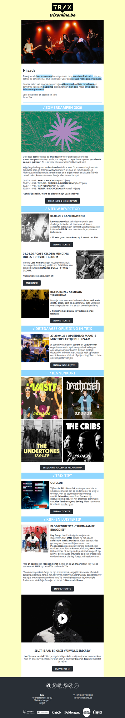 De dagen worden langer en de zon komt piepen... Dat betekent maar één ding: de zomer bij Trix komt eraan!