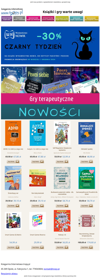 Nowości oraz promocja na książki Wydawnictwa Nowik