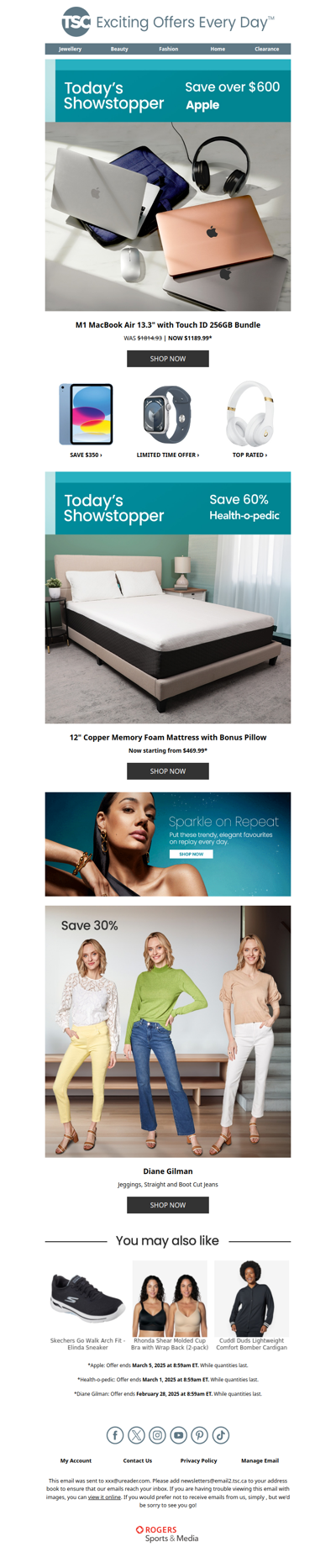 Apple MacBook & Health-o-pedic Mattress