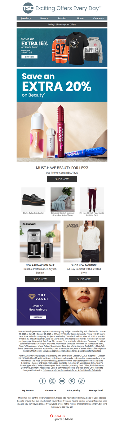 💋 SAVE an EXTRA 20% on Beauty Essentials 💋