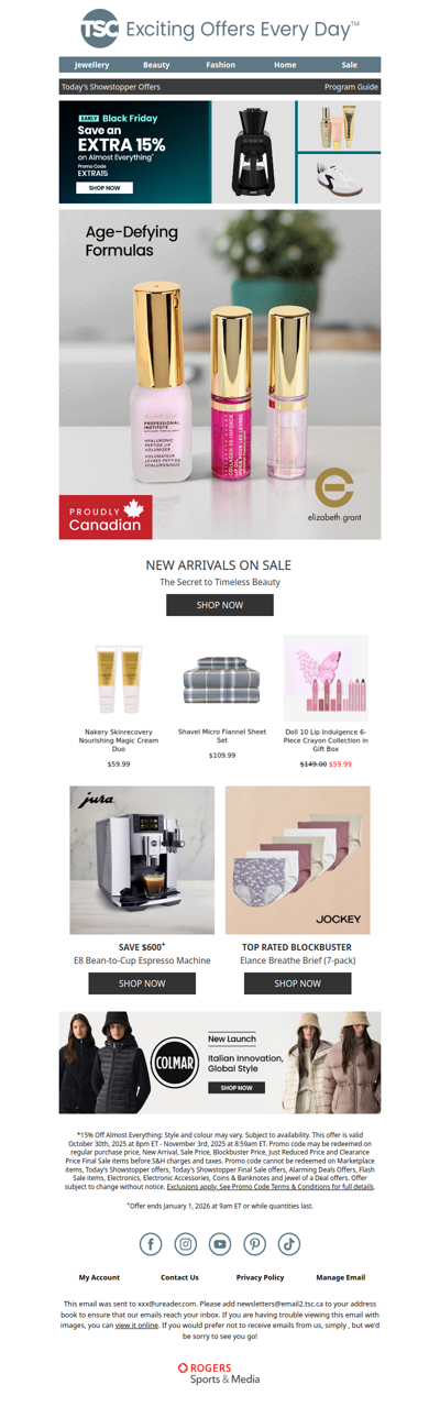 😍 NEW Elizabeth Grant Beauty on Sale