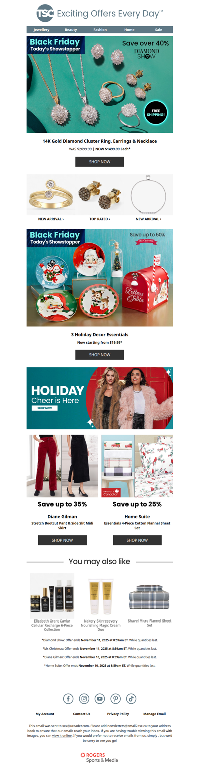 Diamond Show Jewellery & Mr. Christmas Decor