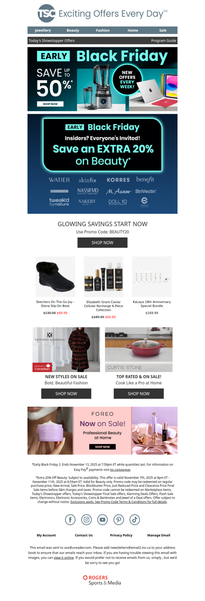 👄 SAVE an EXTRA 20% on Beauty Must-Haves 👄