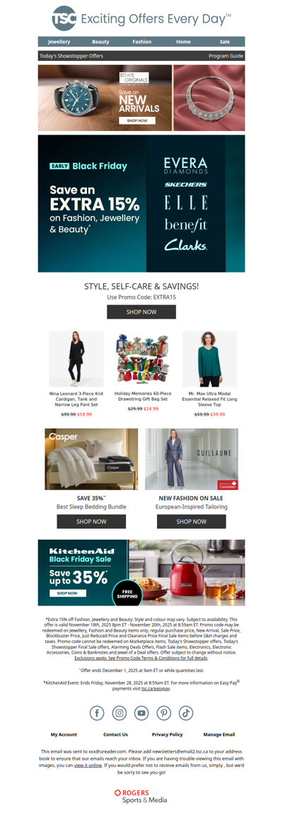 😍 SAVE an EXTRA 15% on Fashion, Jewellery & Beauty 😍