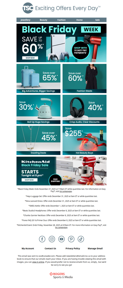 🏁IT'S BLACK FRIDAY WEEK 🏁 SAVE UP TO 60% on must-have deals!