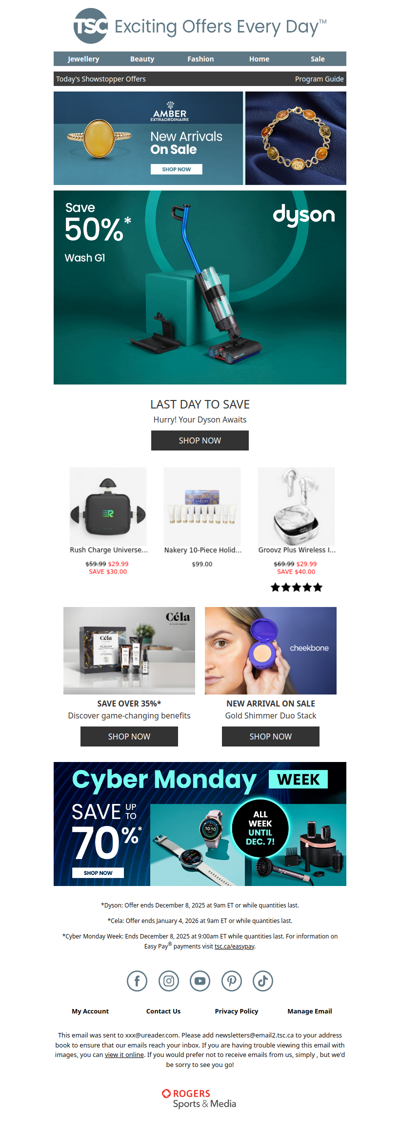 💥 LAST DAY - SAVE up to 50% on DYSON 💥