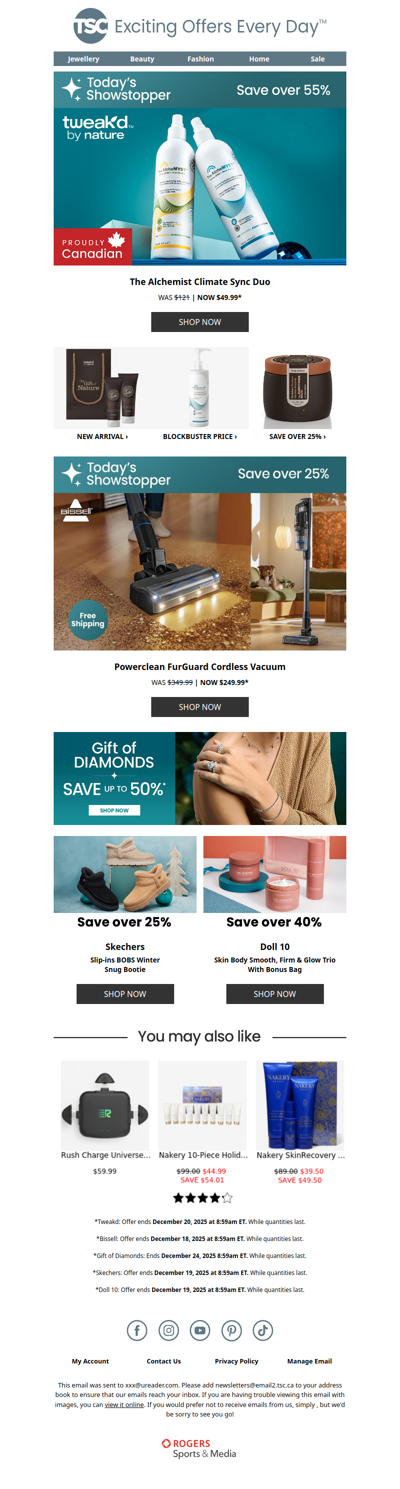 Tweak'd Haircare & Bissell Cordless Vacuum