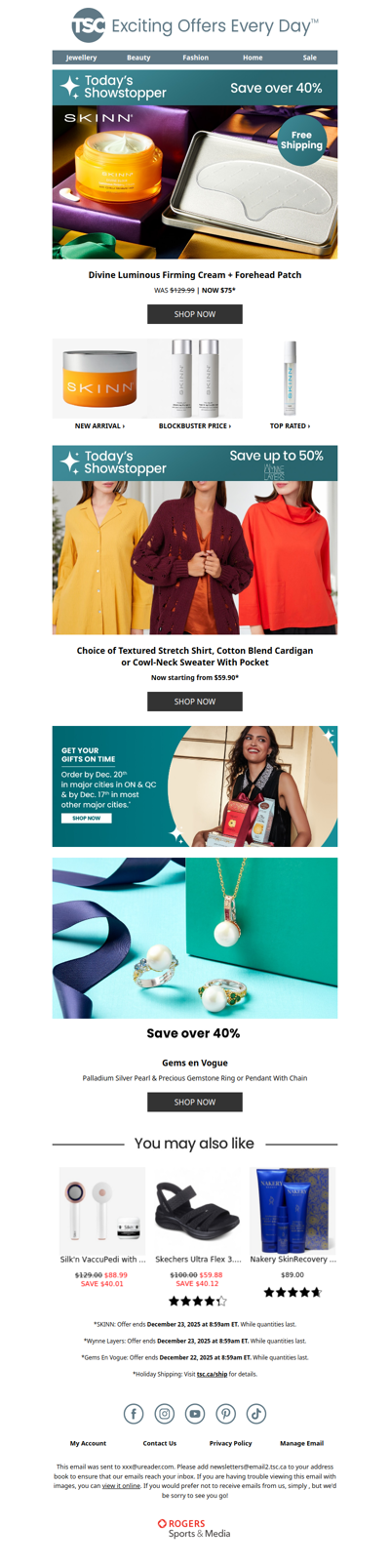 SKINN Firming Cream & Wynne Layers Fashion