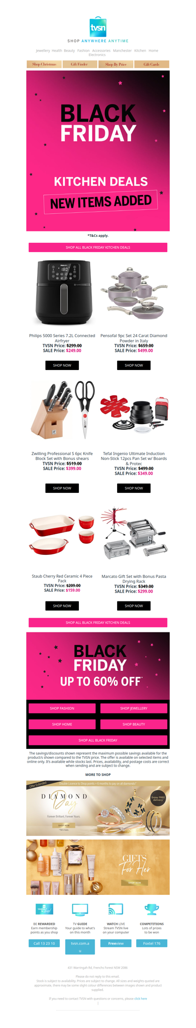 Black Friday Kitchen Deals. New items added!