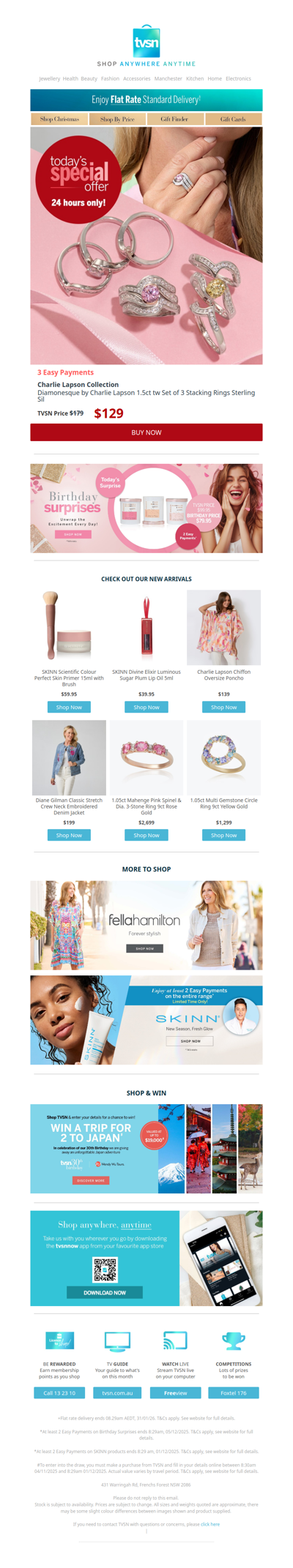 Today's Special Offer + TVSN's Birthday Surprises