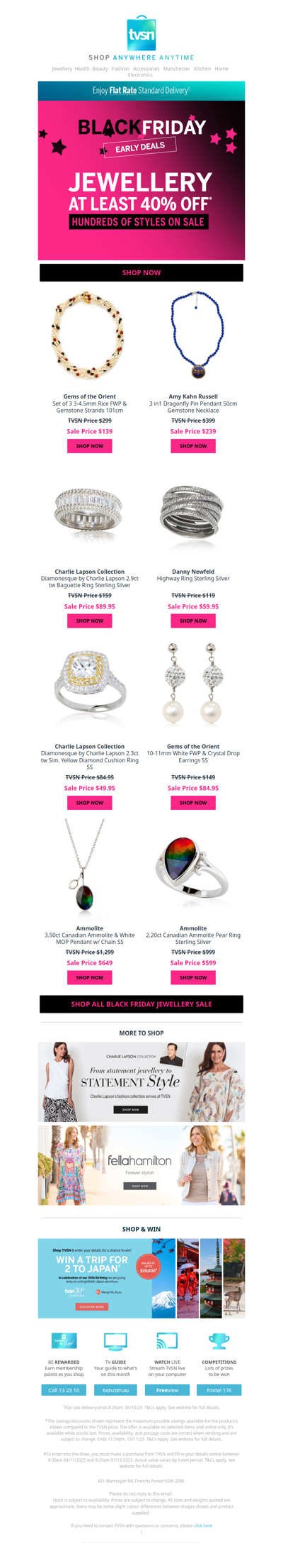 Black Friday Early Deals: Jewellery At Least 40% Off