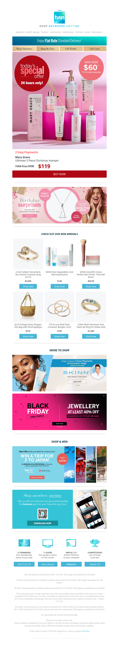 Today's Special Offer + TVSN's Birthday Surprises