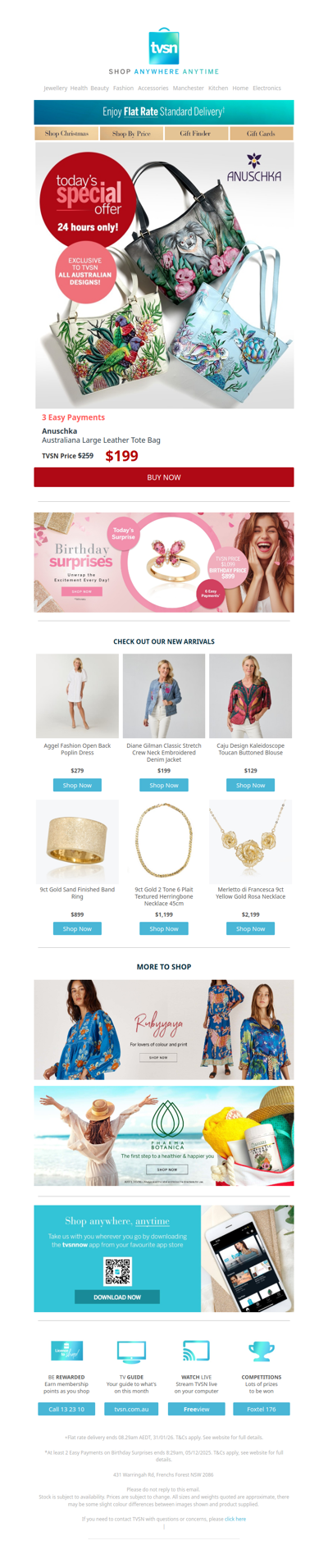 Today's Special Offer + TVSN's Birthday Surprises