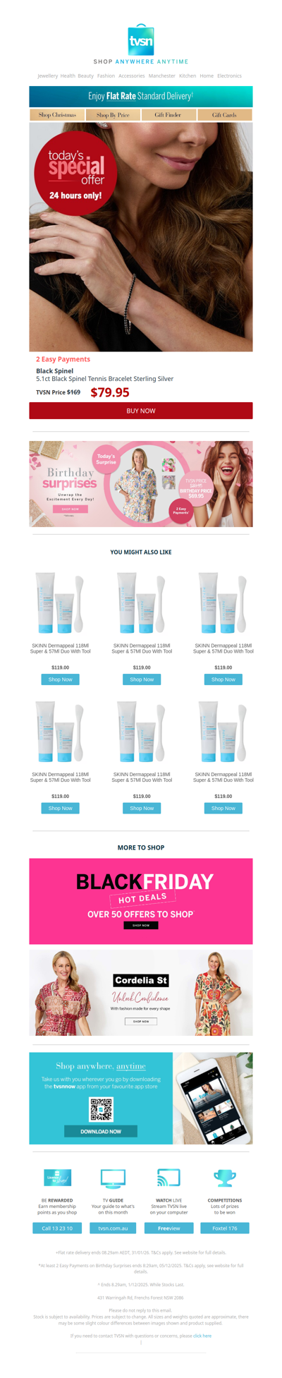 Today's Special Offer + TVSN's Birthday Surprises