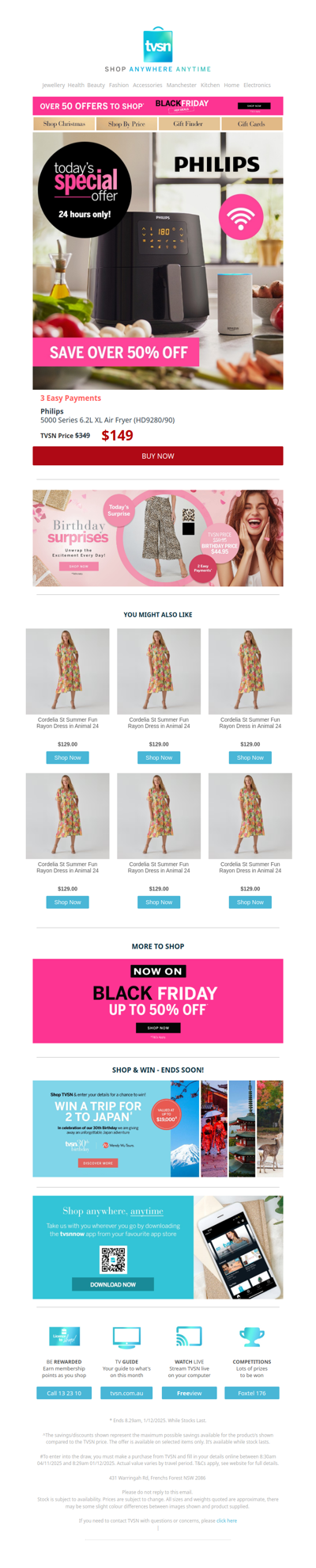 Today's Special Offer + TVSN's Birthday Surprises